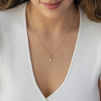 Angel Wing 925 Sterling Silver Necklace Gift with Chain